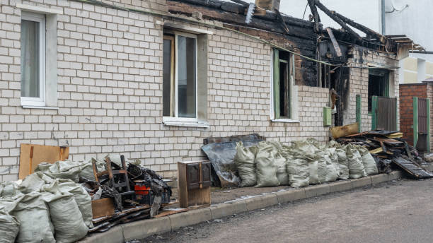 Professional Emergency Fire Cleanup technician working in Somerset, PA